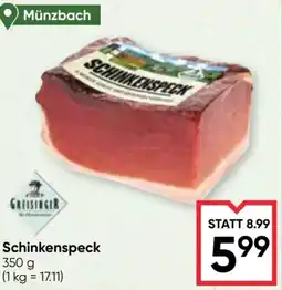 Maximarkt Schinkenspeck Angebot