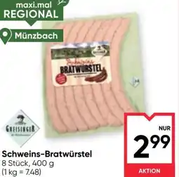 Maximarkt Schweins-Bratwürstel Angebot