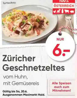 Maximarkt Züricher Geschnetzeltes Angebot