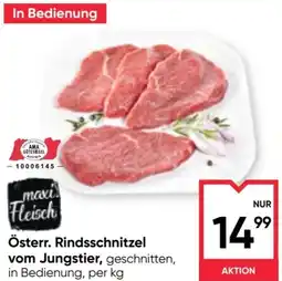 Maximarkt Österr. Rindsschnitzel vom Jungstier Angebot