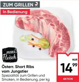 Maximarkt Österr. Short Ribs vom Jungstier Angebot