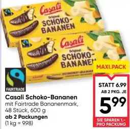 Maximarkt Casali Schoko-Bananen Angebot