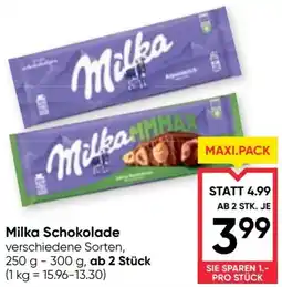 Maximarkt Milka Schokolade Angebot