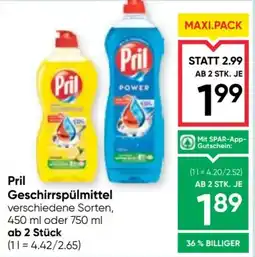 Maximarkt Pril Geschirrspülmittel Angebot