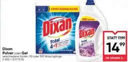 Maximarkt Dixan Pulver oder Gel Angebot