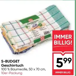 Maximarkt S-BUDGET Geschirrtuch Angebot