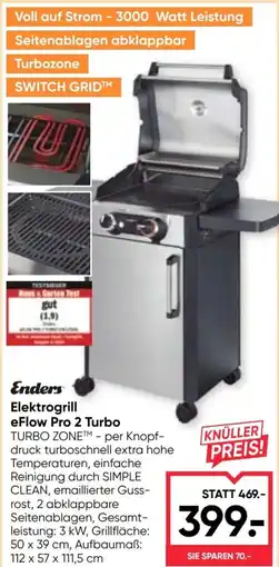 Maximarkt Enders Elektrogrill eFlow Pro 2 Turbo Angebot