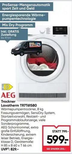 Maximarkt Trockner Lavatherm TR7T61580 Angebot