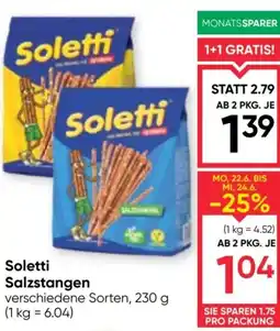 Maximarkt Soletti Salzstangen Angebot