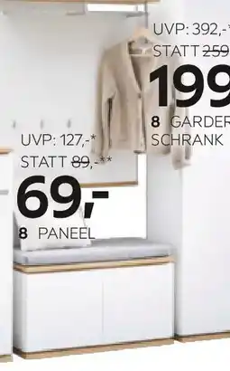 XXXLutz Garderobenbank schrank Angebot