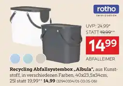 XXXLutz Recycling Abfallsystembox Albula Angebot