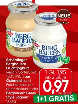 Spar Schärdinger Bergbauern Fruchtjoghurt Angebot