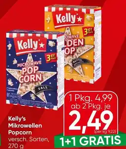 Spar Kelly's mikrowellen popcorn Angebot