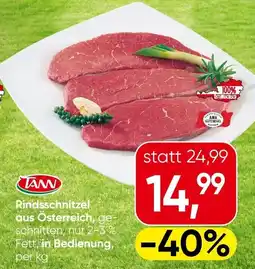 Spar Rindsschnitzel aus österreich Angebot