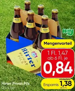 Spar Hirter Privat. Pils Angebot