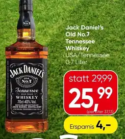 Spar Jack Daniel's Old No.7 Tennessee Whiskey Angebot
