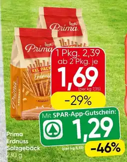 Spar Prima Erdnuss Salzgebäck Angebot