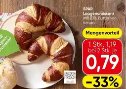 Spar SPAR Laugencroissant Angebot