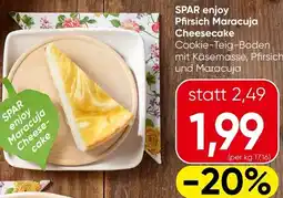 Spar SPAR enjoy Pfirsich Maracuja Cheesecake Angebot