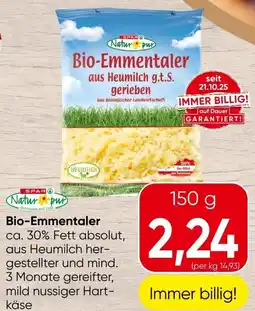 Spar Bio-Emmentaler Angebot