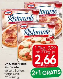Spar Dr. Oetker Pizza Ristorante Angebot
