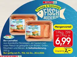 Spar Bio-Lachsfilet Angebot