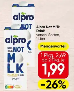 Spar Alpro Not M*lk Drink Angebot