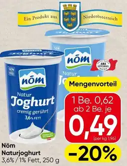 Spar Nöm Naturjoghurt Angebot