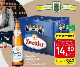 Spar Zwettler Export Lager Angebot