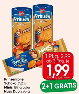 Spar Prinzenrolle Schoko Minis oder Nuss Duo Angebot