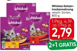 Spar Whiskas Katzen- trockennahrung Angebot