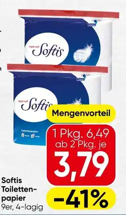 Spar Softis Toiletten- papier Angebot