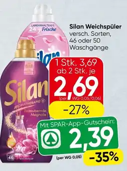 Spar Silan Weichspüler Angebot