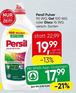 Spar Persil Pulver Angebot