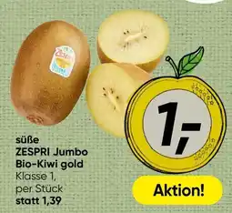Spar süße ZESPRI Jumbo Bio-Kiwi gold Angebot