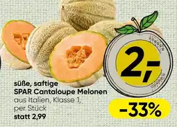 Spar süße, saftige SPAR Cantaloupe Melonen Angebot