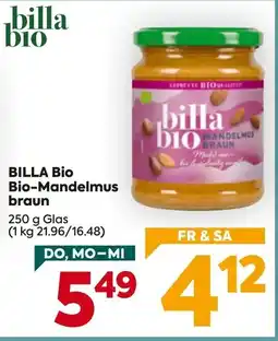 Billa BILLA BIO Bio-Mandelmus braun Angebot