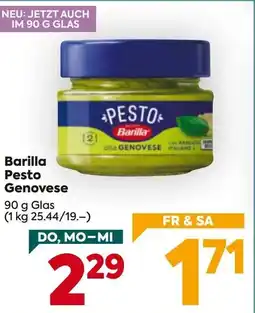 Billa Barilla Pesto Genovese Angebot