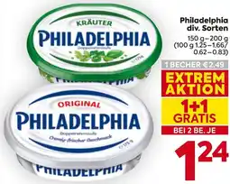 Billa Philadelphia div. Sorten Angebot