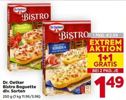 Billa Dr Oetker Bistro Baguette div. Sorten Angebot