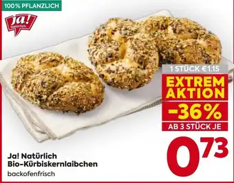 Billa Ja! Natürlich Bio-Kürbiskernlaibchen Angebot