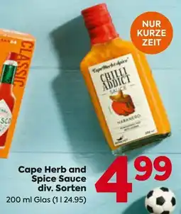 Billa Cape herb and spice sauce div. sorten Angebot
