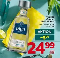 Billa Tequila Cuerva 1800 Blanco Angebot