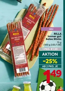 Billa BILLA immer gut Salsa Sticks Angebot