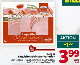 Billa Berger Exquisite Schinken-Variation Angebot