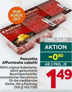 Billa Pancetta affumicata cubetti Angebot