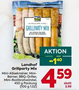 Billa Landhof Grillparty Mix Angebot
