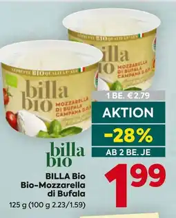 Billa BILLA BIO Bio-Mozzarella di Bufala Angebot