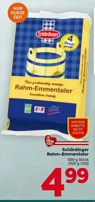 Billa Schärdinger Rahm-Emmentaler Angebot
