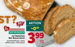 Billa Ja! Natürlich Bio-Bauernbrot Angebot